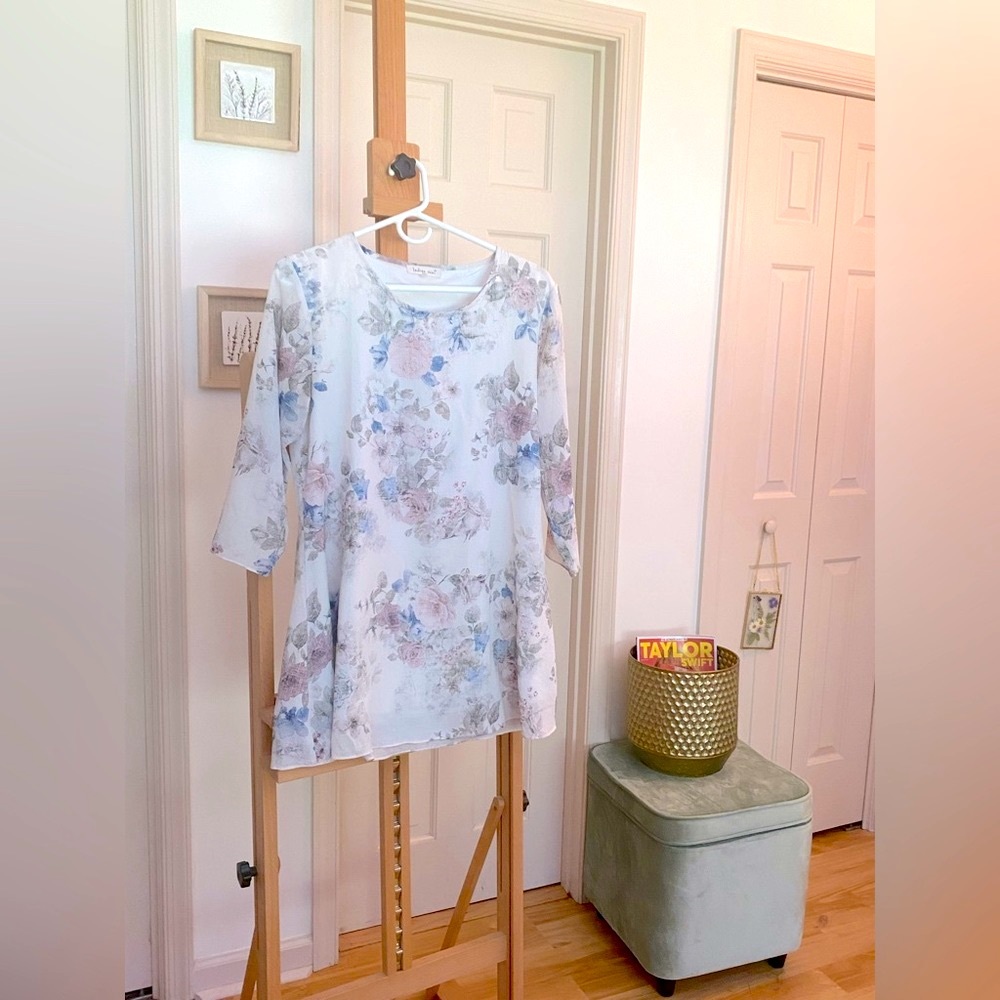 Indigo Soul Floral Top